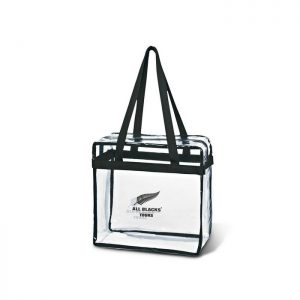 Clear tote with zipper